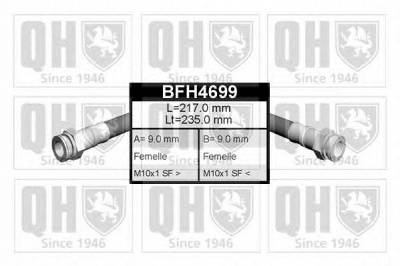 QUINTON HAZELL bfh4699 -  Тормозной шланг